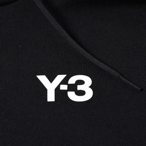 Y-3 ワイスリー プルオーバーパーカー 20周年 バックロゴ刺繍 0DY001 コットン ブラック ホワイト サイズL 中古 4a007828