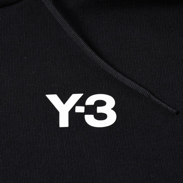 Y-3 ワイスリー プルオーバーパーカー 20周年 バックロゴ刺繍 0DY001 コットン ブラック ホワイト サイズL 中古 4a007828
