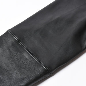 極美品 pellepelle ペレペレ legend leather jacketレジェンド レザージャケット サイズL スタッズ ラインストーン レッド ブラック 中古 4a008291