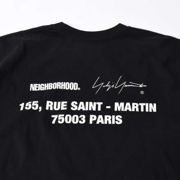 新品未使用 NEIGHBORHOOD ネイバーフッド ヨウジヤマモト プールオム TEE SS-2 HP-T90-997 ブラック XLサイズ 日本製 中古 4a007838