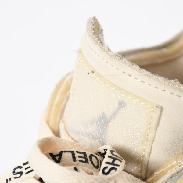 NIKE AIR JORDAN 4 ナイキエアジョーダン4 × Off-White オフホワイト スニーカー ホワイト アイボリー サイズUS7 24.0cm 美品 中古 4a007758