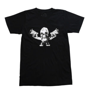 極美品 CHROME HEARTS クロムハーツ × FOTI フォティ HARRIS TEETER ハリスティーター 半袖Tシャツ サイズS ブラック 中古 4a008427