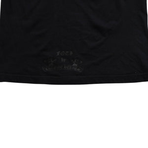 極美品 CHROME HEARTS クロムハーツ × FOTI フォティ HARRIS TEETER ハリスティーター 半袖Tシャツ サイズS ブラック 中古 4a008427