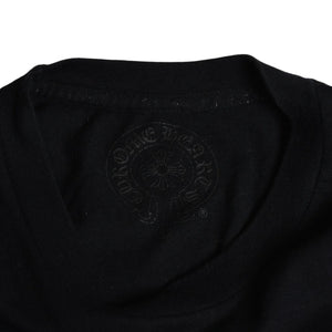 極美品 CHROME HEARTS クロムハーツ × FOTI フォティ HARRIS TEETER ハリスティーター 半袖Tシャツ サイズS ブラック 中古 4a008427