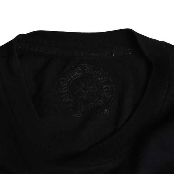 極美品 CHROME HEARTS クロムハーツ × FOTI フォティ HARRIS TEETER ハリスティーター 半袖Tシャツ サイズS ブラック 中古 4a008427