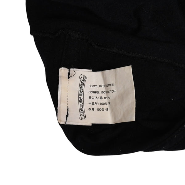 極美品 CHROME HEARTS クロムハーツ × FOTI フォティ HARRIS TEETER ハリスティーター 半袖Tシャツ サイズS ブラック 中古 4a008427