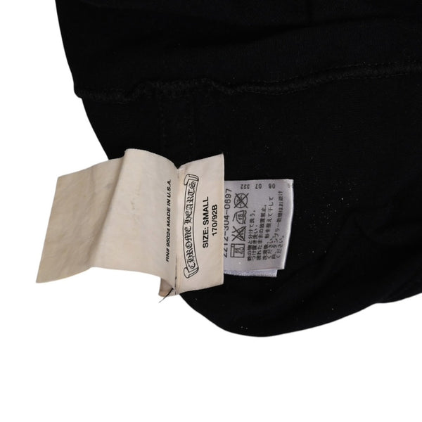 極美品 CHROME HEARTS クロムハーツ × FOTI フォティ HARRIS TEETER ハリスティーター 半袖Tシャツ サイズS ブラック 中古 4a008427