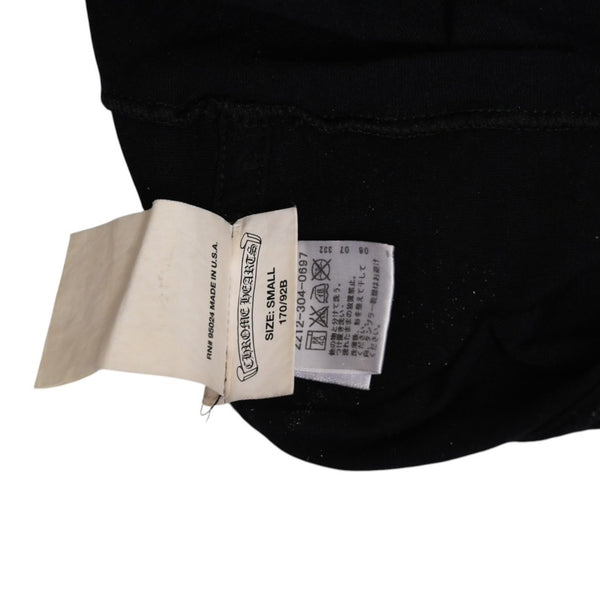 極美品 CHROME HEARTS クロムハーツ × FOTI フォティ HARRIS TEETER ハリスティーター 半袖Tシャツ サイズS ブラック 中古 4a008427