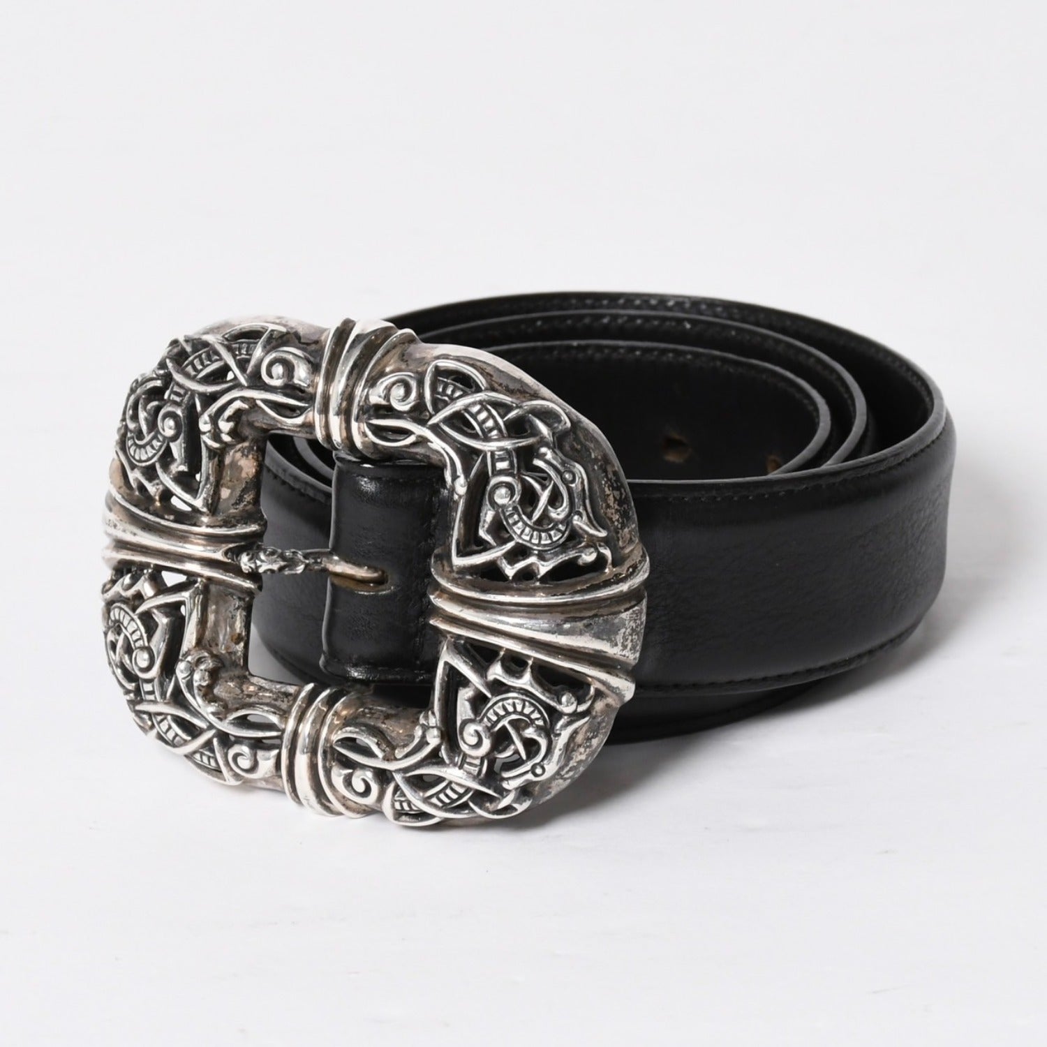 極美品 CHROME HEARTS クロムハーツ ケルティック センターバーベルト