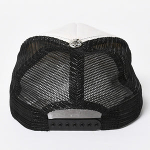 CHROME HEARTS クロムハーツ TRUCKER CAP トラッカーキャップ OS 53-60cm ブラック ホワイト メッシュ 美品 中古 4a007956