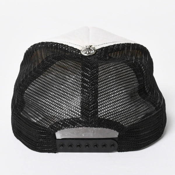 CHROME HEARTS クロムハーツ TRUCKER CAP トラッカーキャップ OS 53-60cm ブラック ホワイト メッシュ 美品 中古 4a007956