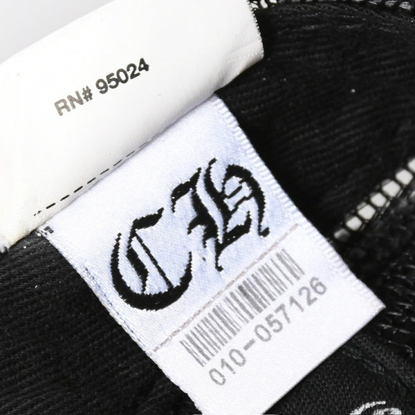 CHROME HEARTS クロムハーツ TRUCKER CAP トラッカーキャップ OS 53-60cm ブラック ホワイト メッシュ 美品 中古 4a007956