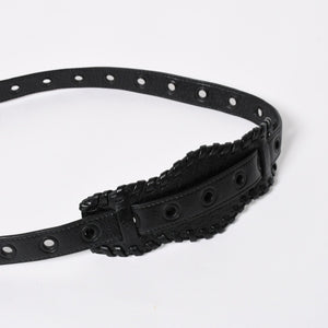 極美品 BALENCIAGA バレンシアガ ル カゴール ショルダーバッグ 719065 レザー ブラック 現行 中古 4a008218