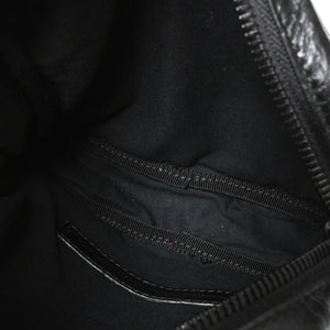 極美品 BALENCIAGA バレンシアガ ル カゴール ショルダーバッグ 719065 レザー ブラック 現行 中古 4a008218