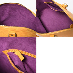 LOUIS VUITTON ルイヴィトン アルマ ハンドバッグ M52419 エピレザー タッシリイエロー シルバー金具 美品 中古 4a007873