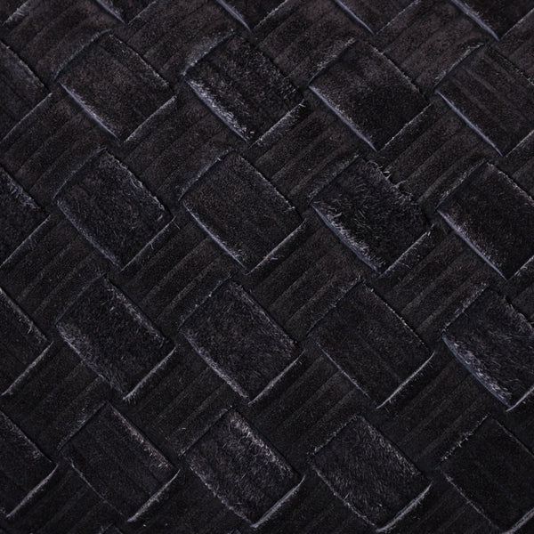 極美品 BOTTEGA VENETA ボッテガヴェネタ ショルダーバッグ レザー スエード イントレチャート ブラック ゴールド金具 4a007866
