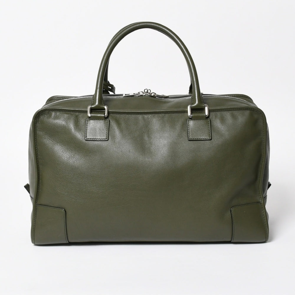 Like new item LOEWE Amazona 44 Anagram Amazona 44 Anagram Handbag Khaki 061506 Used 4a008224