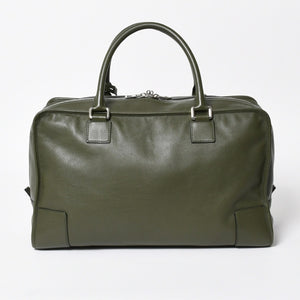新品同様品 LOEWE ロエベ アマゾナ 44 アナグラム Amazona 44 Anagram ハンドバッグ カーキ 061506 中古 4a008224