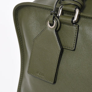 新品同様品 LOEWE ロエベ アマゾナ 44 アナグラム Amazona 44 Anagram ハンドバッグ カーキ 061506 中古 4a008224