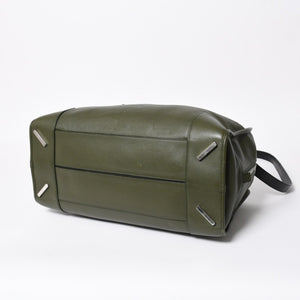 新品同様品 LOEWE ロエベ アマゾナ 44 アナグラム Amazona 44 Anagram ハンドバッグ カーキ 061506 中古 4a008224