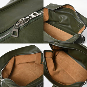 新品同様品 LOEWE ロエベ アマゾナ 44 アナグラム Amazona 44 Anagram ハンドバッグ カーキ 061506 中古 4a008224
