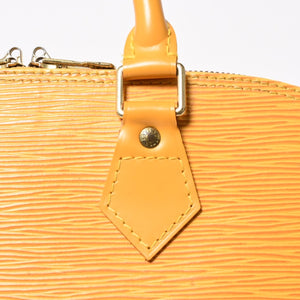 LOUIS VUITTON ルイヴィトン アルマ ハンドバッグ M52419 エピレザー タッシリイエロー シルバー金具 美品 中古 4a007873