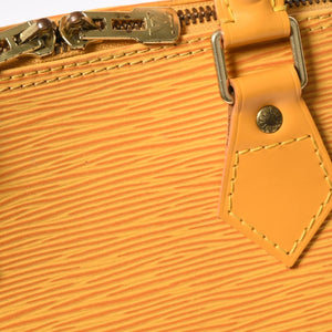 LOUIS VUITTON ルイヴィトン アルマ ハンドバッグ M52419 エピレザー タッシリイエロー シルバー金具 美品 中古 4a007873