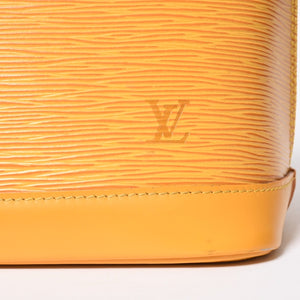 LOUIS VUITTON ルイヴィトン アルマ ハンドバッグ M52419 エピレザー タッシリイエロー シルバー金具 美品 中古 4a007873