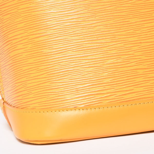 LOUIS VUITTON ルイヴィトン アルマ ハンドバッグ M52419 エピレザー タッシリイエロー シルバー金具 美品 中古 4a007873