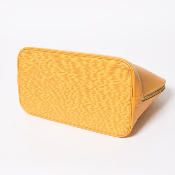 LOUIS VUITTON ルイヴィトン アルマ ハンドバッグ M52419 エピレザー タッシリイエロー シルバー金具 美品 中古 4a007873