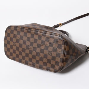 極美品 LOUIS VUITTON ルイヴィトン シエナPM ハンドバッグ N41545 PVC レザー ブラウン ゴールド金具 中古 4a007872