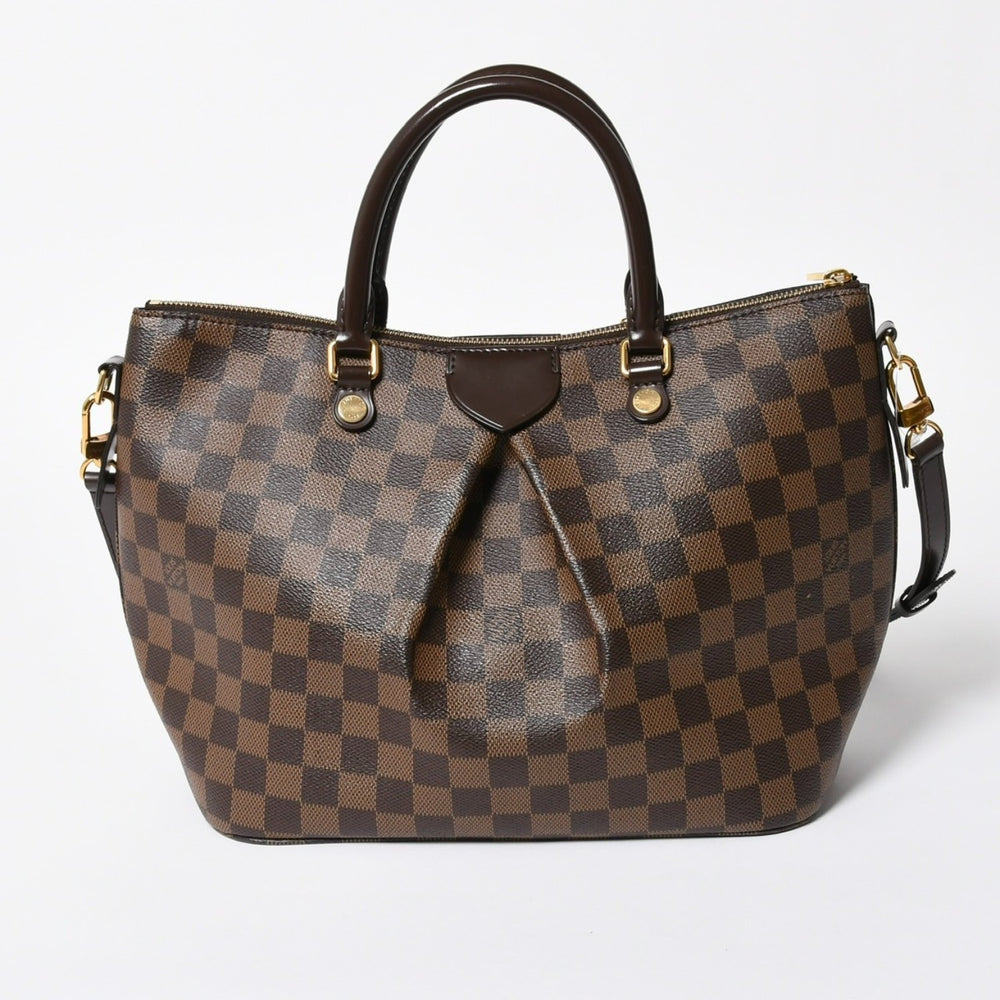 極美品 LOUIS VUITTON ルイヴィトン シエナPM ハンドバッグ N41545 PVC レザー ブラウン ゴールド金具 中古 4a007872