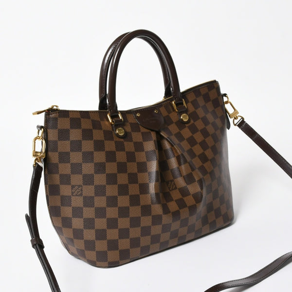 極美品 LOUIS VUITTON ルイヴィトン シエナPM ハンドバッグ N41545 PVC レザー ブラウン ゴールド金具 中古 4a007872