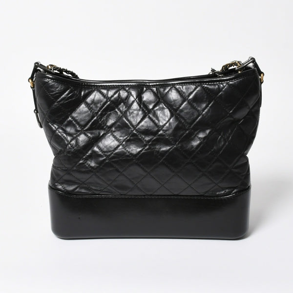 極美品 CHANEL シャネル ガブリエル ドゥ シャネル ラージ ホーボーチェーンショルダーバッグ A93824 25番台 ココマーク 中古 4a007878