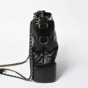 極美品 CHANEL シャネル ガブリエル ドゥ シャネル ラージ ホーボーチェーンショルダーバッグ A93824 25番台 ココマーク 中古 4a007878