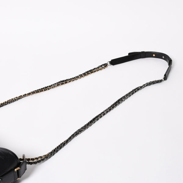 極美品 CHANEL シャネル ガブリエル ドゥ シャネル ラージ ホーボーチェーンショルダーバッグ A93824 25番台 ココマーク 中古 4a007878