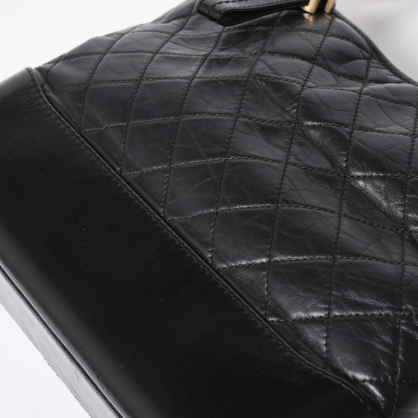 極美品 CHANEL シャネル ガブリエル ドゥ シャネル ラージ ホーボーチェーンショルダーバッグ A93824 25番台 ココマーク 中古 4a007878