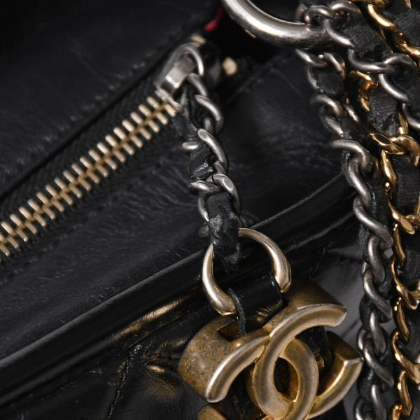 極美品 CHANEL シャネル ガブリエル ドゥ シャネル ラージ ホーボーチェーンショルダーバッグ A93824 25番台 ココマーク 中古 4a007878