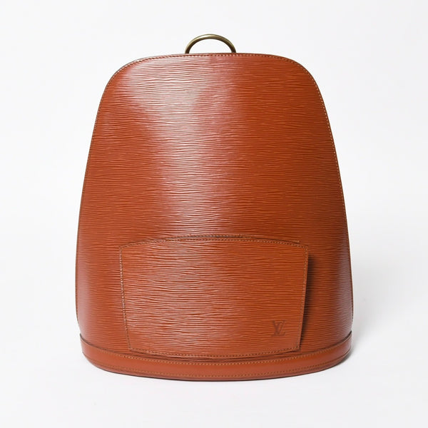 極美品 LOUIS VUITTON ルイヴィトン リュック エピレザー コブラン ケニアブラウン ブラウン ゴールド金具 M52293 中古 4a007874