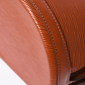 極美品 LOUIS VUITTON ルイヴィトン リュック エピレザー コブラン ケニアブラウン ブラウン ゴールド金具 M52293 中古 4a007874