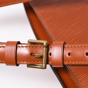 極美品 LOUIS VUITTON ルイヴィトン リュック エピレザー コブラン ケニアブラウン ブラウン ゴールド金具 M52293 中古 4a007874