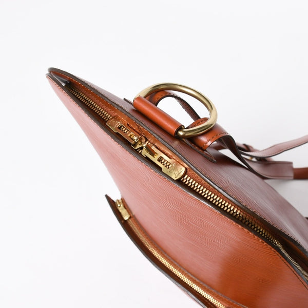 極美品 LOUIS VUITTON ルイヴィトン リュック エピレザー コブラン ケニアブラウン ブラウン ゴールド金具 M52293 中古 4a007874