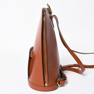 極美品 LOUIS VUITTON ルイヴィトン リュック エピレザー コブラン ケニアブラウン ブラウン ゴールド金具 M52293 中古 4a007874