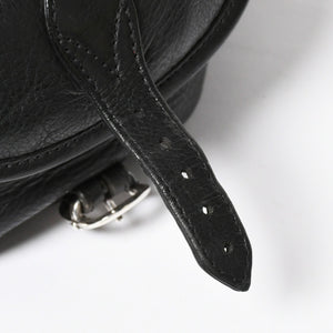 極美品 CHROME HEARTS クロムハーツ #1 SNAT PACK スナットパック ガンスリンガーベルトウエストバッグ ブラック シルバー金具 中古 4a007951