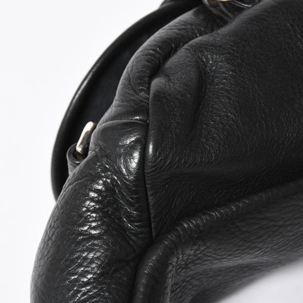 極美品 CHROME HEARTS クロムハーツ #1 SNAT PACK スナットパック ガンスリンガーベルトウエストバッグ ブラック シルバー金具 中古 4a007951