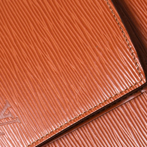 極美品 LOUIS VUITTON ルイヴィトン リュック エピレザー コブラン ケニアブラウン ブラウン ゴールド金具 M52293 中古 4a007874