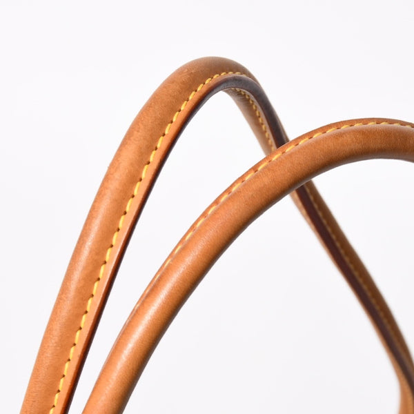極美品 LOUIS VUITTON ルイヴィトン フィジェリGM トートバッグ ダミエアズール N41175 ホワイト ブラウン ゴールド金具 中古 4a007882