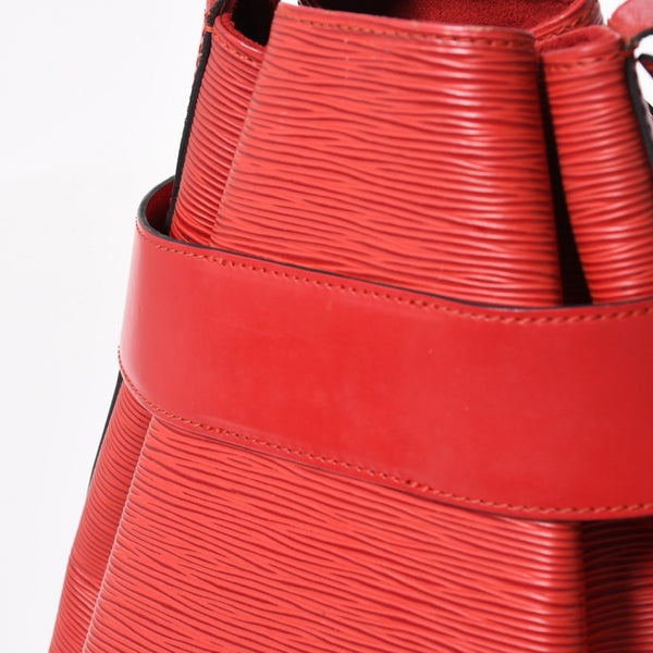 LOUIS VUITTON ルイヴィトン エピ サックデポール ショルダーバッグ M80197 エピレザー レッド ゴールド金具 美品 中古 4a007875