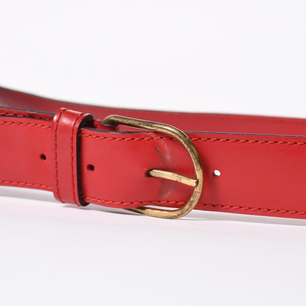 LOUIS VUITTON ルイヴィトン エピ サックデポール ショルダーバッグ M80197 エピレザー レッド ゴールド金具 美品 中古 4a007875