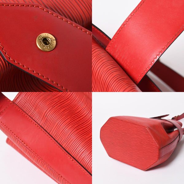LOUIS VUITTON ルイヴィトン エピ サックデポール ショルダーバッグ M80197 エピレザー レッド ゴールド金具 美品 中古 4a007875